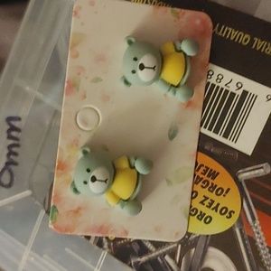 Bear New Earrings for Women and Girls Made by Meltedgum